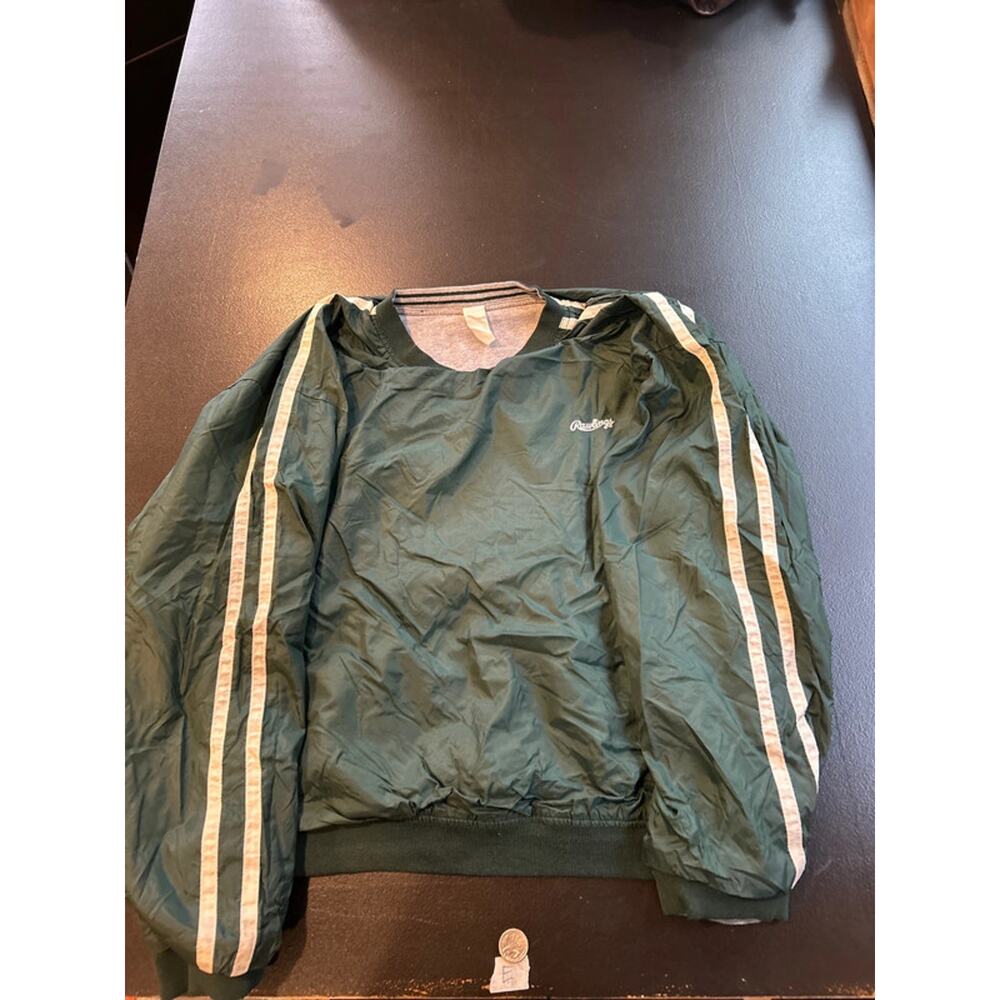 Vintage Rawlings reversible track windbreaker jacket